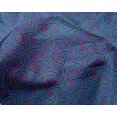 thumbnail image 4 of oneOone Silk Tabby Fabric Leaves & Swirl Block Printed Craft Fabric BTY 42 Inch Wide, 4 of 4