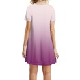 thumbnail image 4 of TJAZFJPA Robes de Bal Femmes Été Robes Décontractées Manches Courtes Robes d'Été Décontractées Robes T-Shirt Jupes de Plage Robes Mini Robe de Bal Rouge Robe d'Été Blanche pour Femmes, 4 of 5