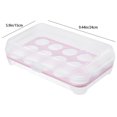 thumbnail image 3 of Bovemsi Pantry Organization and Storage Large Capacity Egg Holder For Refrigerator Egg Fresh Storage Box For Fridge Egg Storage Container Organizer Clear Plastic Storage Container, 3 of 9