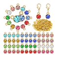 thumbnail image 2 of simhoa 180Pcs Crystal Birthstone Charms Beads Pendants for Jewelry Making Golden, 2 of 3