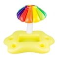 thumbnail image 1 of Yhmxh Inflatable Floating Mushrooms Beverage Cooler Drink Holder Ice Serving Bar Pool Party Buffet Drink Cooler Floating Ice Tray Food Drink Containers for Summer Parties (Yellow), 1 of 7