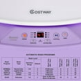 thumbnail image 3 of Costway 8lbs Portable Fully Automatic Washing Machine W/ Drain Pump Purple, 3 of 10