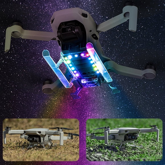 PENGXIANG Train d'Atterrissage à DEL Pliant avec Lumière à DEL Compatible avec DJI Mini 2/ Mini SE/ Mavic Mini