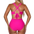 thumbnail image 3 of DPTALR Women's Solid Color Jumpsuit Bikini Swimsuit, 3 of 3