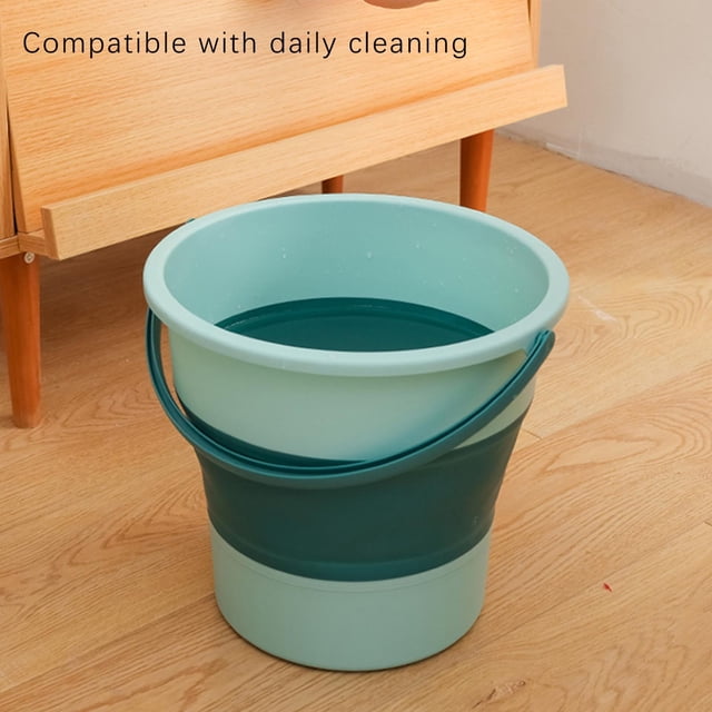 EGNMCR Buckets Folding Bucket, Car Wash, Telescopic Portable Foot Bucket Foldable water pail