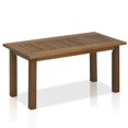 thumbnail image 1 of Furinno Tioman Table Basse d'Extérieur en Bois Dur de Teck FG16504, 1 of 5