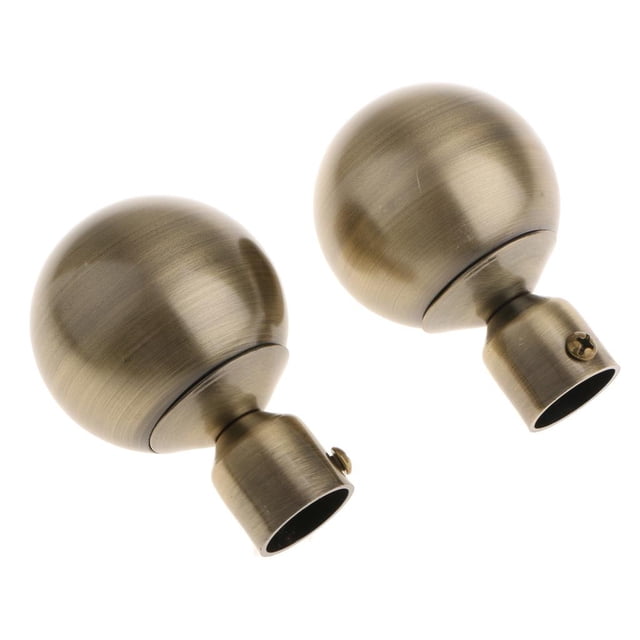 Abbracc Support de Tringle à Rideau 22mm, Type 3 - Bronze