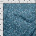 thumbnail image 3 of oneOone Rayon Navy Blue Fabric Abstract Floral Sewing Craft Projects Fabric Prints By Yard 56 Inch Wide, 3 of 4
