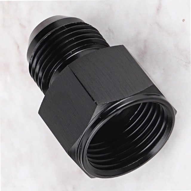AN10 To AN8 Adapter, Straight Reducer Connector Female To Male High Accuracy Heavy Duty For Car