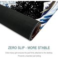 thumbnail image 2 of XXL Gaming Mouse Pad, 35.5x15.75 Non-Slip Large Desk Pad Mousepad with Stitched Edges Waterproof Keyboard Mouse Mat Desk Protector for Game, Office and Home, Sea Wave, 2 of 5
