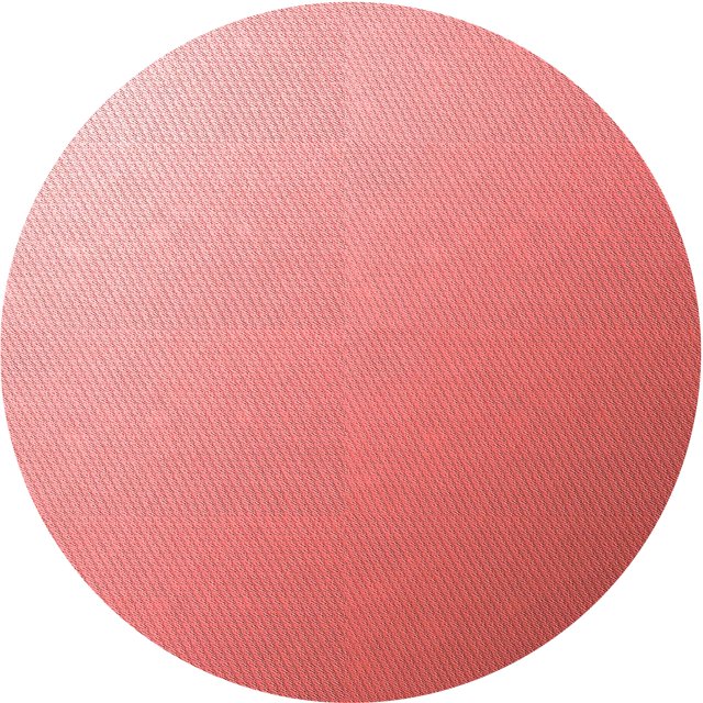 Ahgly Company Tapis d'Intérieur Ronds Transitionnels Lavables à la Machine, Corail Clair Rose, 5 Pieds Rond