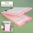 thumbnail image 4 of Yhmxh Office Supplies,School Supplies,Back To School Supplies Folder Writing Pad,Test Paper Storage Box,Multifunctional File Box,Writing Clamp Board,Office Supplies A4 Board Clamp Writing Splint, 4 of 4