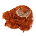 thumbnail image 1 of Soft Wig,Wig Heat Resistant Soft Wigwith Air Bangs Orange Curly Wig Built for Precision, 1 of 14