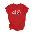 thumbnail image 1 of 416 Toronto Ontario Canada Code Régional Skyline de la Ville Cadeau - T-Shirt Unisexe - Inspired X, 1 of 1