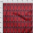 thumbnail image 2 of oneOone Georgette Viscose Fabric Chevron Ikat Print Fabric BTY 42 Inch Wide, 2 of 4