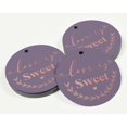 thumbnail image 3 of Inkdotpot 50 Pack Love Is Sweet Wedding Favor Paper Tag Craft Real Rose Gold Foil Hang Tag, 3 of 6