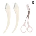 thumbnail image 1 of Comb Eyebrow Scissors Beauty Scissors Eyebrow Trimming 3 Meniscus Pieces J8J8, 1 of 9