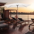 thumbnail image 1 of JWshufel Large 118 Inch Outdoor Garden Beach Umbrella Replacement with 6 Ribs for Patio and Sunshade Protection UV Block Heavy Duty Polyester Fabric Easy to Store and Maintain, 1 of 5
