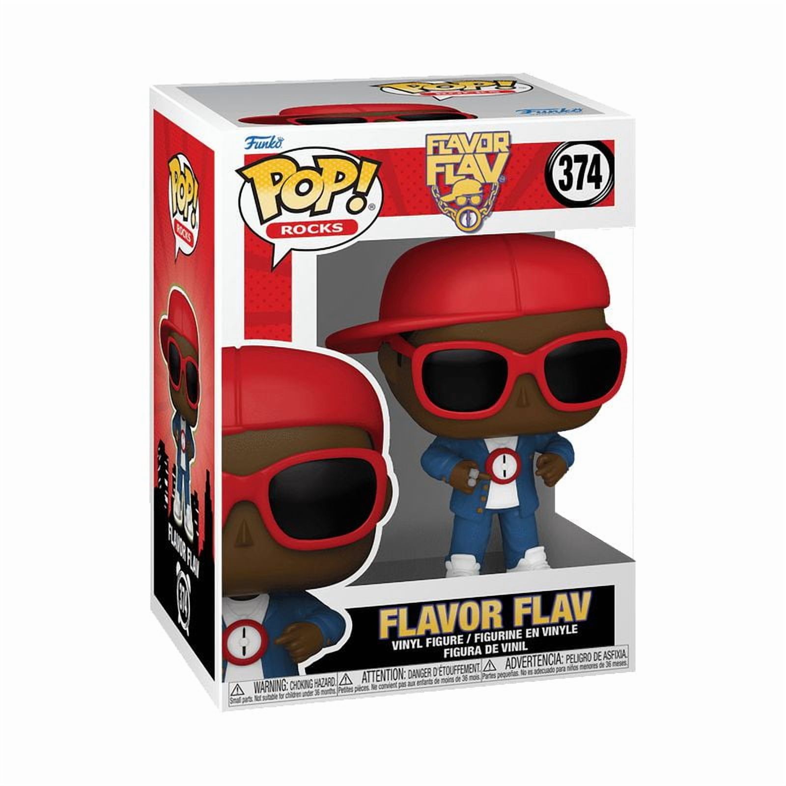 Funko Pop! Rocks: Flavor Flav - Flavor Flav with Red Clock Necklace Vinyl Figure