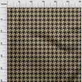 thumbnail image 3 of oneOone Viscose Chiffon Black Fabric Houndstooth Fabric For Sewing Printed Craft Fabric By The Yard 42 Inch Wide, 3 of 4