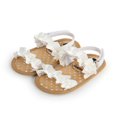 thumbnail image 1 of Baby Girls Summer Sandals Anti-Slip Soft Sole Ruffle Flat Shoes, 1 of 6