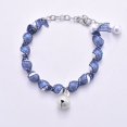 thumbnail image 2 of Dog Necklace Decorative Crisp Bell Stylish Pet Cat Dog Fake Pearl Ribbon Neck Circle, 2 of 5
