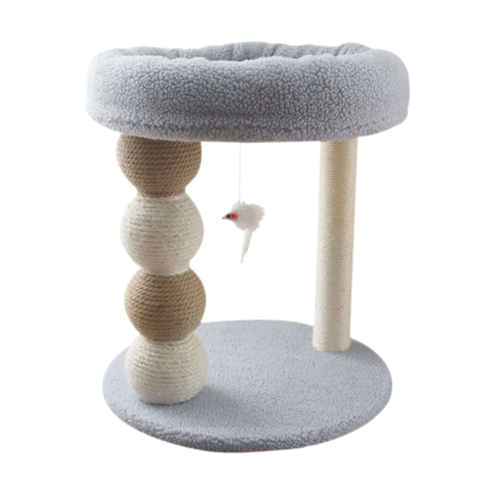 GROWTH TANK Cat Scratch Post Small Cat Tree Furniture Cat Scratcher Stand Kitten Scratch blue