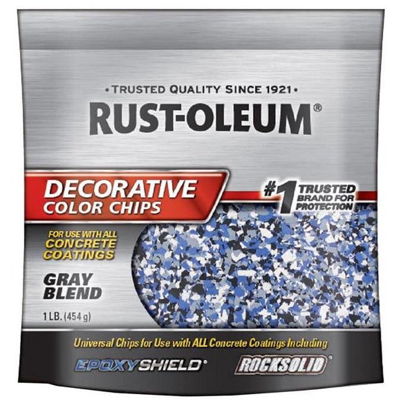 Copeaux de Couleur Décoratifs, Mélange Bleu Gris, 1-Lb. 301359