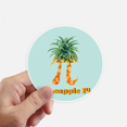 thumbnail image 1 of Mathematical Pi Fruit Calculation Sticker Round Wall Suitcase Laptop Label Bumper, 1 of 1
