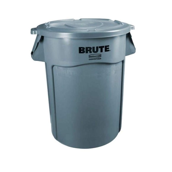 Rubbermaid Brute 121 L (32 Gallon) Outdoor Trash/Garbage Can/Bin