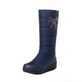 thumbnail image 2 of Chaussures Chaudes Épaisses Bottes de Neige Hautes pour Femmes Mode Habillée en Liquidation, 2 of 9