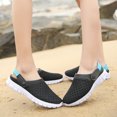 thumbnail image 4 of Casual Men Summer Hollow Mesh Clog Slip-on Slippers Non Slip Shoes Beach Mules, 4 of 7