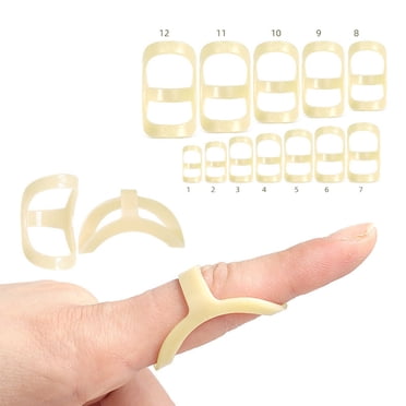 Oval Finger Splint Comfortable to Wear Trigger/Mallet/Arthritis/Straightening Trigger Finger Splint Thumb/Middle/Ring/Index/Pinky Finger Brace Support Sports Use