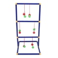thumbnail image 4 of Ladder Toss, Ladder Ball Tossing Game Toss Match with 12pcs Small Balls for Family for Backyard, 4 of 7