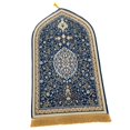 thumbnail image 3 of Rongfmy Flannel Prayer Rug Collectible Floor Carpet Blanket 65Cmx110cm Area Rugs for Bar Blue, 3 of 9