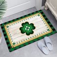 thumbnail image 4 of Wzzjkit St. Patrick's Day Door Mat - Super Absorbent Quick Dry Front Mats Bath Rug Rubber Backing Non Slip Washable Carpet - St Patricks Day Decorations Door Mat Outside Entrance, 4 of 7