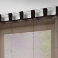 thumbnail image 3 of GROWTH TANK Roman Curtains In Voile Polyester Suitable For Bedroom, Balcony Home And Kitchen Coffee-100×155cm, 3 of 9
