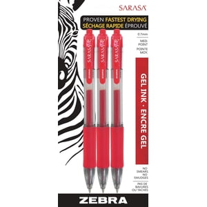 Zebra Sarasa Stylos de gel rétractables
