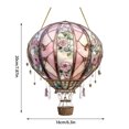 thumbnail image 2 of Glitter Garland Beads Stain Glass Window Panel Chandelier Decorations for Fireplace Strong And Stretchy String .5 Large Craft Large Stain Glass Window Rose Chandelier, 2 of 3