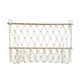 thumbnail image 1 of Abbracc Wall Hanging Net Plush Toy Net Handwoven Boho Macrame Stuffed Animal Hammock White, 1 of 9