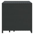 thumbnail image 3 of vidaXL Nesting Tables 3 Pieces Black Poly Rattan Indoor / Outdoor, 3 of 5