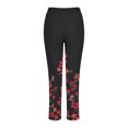 thumbnail image 4 of 2024 Pantalon pour Femmes Pantalon Décontracté pour Femmes avec Poches Ajusté Taille Haute Élastique Imprimé Sport Coton et Lin Pantalon Pantalon pour Femmes Taille Haute en Liquidation, 4 of 5