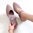 thumbnail image 3 of Women's High-Heeled Sandals Slippers Pure Color Women's Sandals for Going Out, 3 of 7