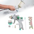 thumbnail image 1 of LHCER HVLP Paint Spray,High Atomization Paint Sprayer Large Capacity Gravity Feed Furniture Painting Sprayer Green, 1 of 8