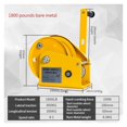 thumbnail image 2 of Small Winch Tractor,2600 LBS Portable Hand Crank Two-way Self-locking Manual Winch Household Small Winch Tractor ,Powerful Pulling Performance, 2 of 6