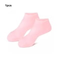 thumbnail image 3 of pitrice Moisturizing Silicone Foot Mask For Smooth Heels Spa Pedicure Moisturizing Socks Exfoliating Socks pink 1 pair, 3 of 6