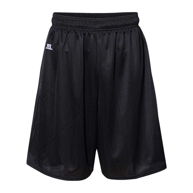 Russell Athletic 9 Dri-Power Shorts en Maille Tricotée, m, Noir