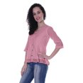 thumbnail image 4 of Moomaya Haut Péplum en Coton pour Femmes Tunique en Coton à Col en V Blouse Ethnique, 4 of 6
