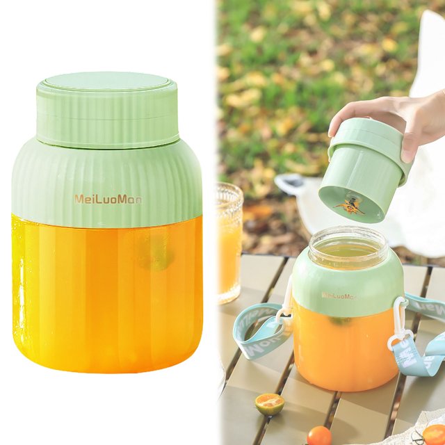 CRCMUHE Presse-Agrumes Portable Mini Presse-Agrumes Multifonctionnel Sans Fil Rechargeable pour Usage Domestique Compact