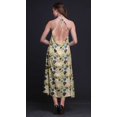 thumbnail image 2 of Bimba Robe de Plage Longue Dos Nu à Col Licou Imprimée Florale pour Femmes - Small, 2 of 6
